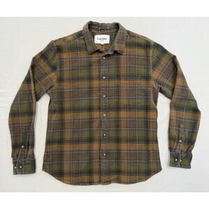 CORRIDOR NYC Long Sleeve Plaid Button Down Shirt Men’s Size Medium 100% Cotton